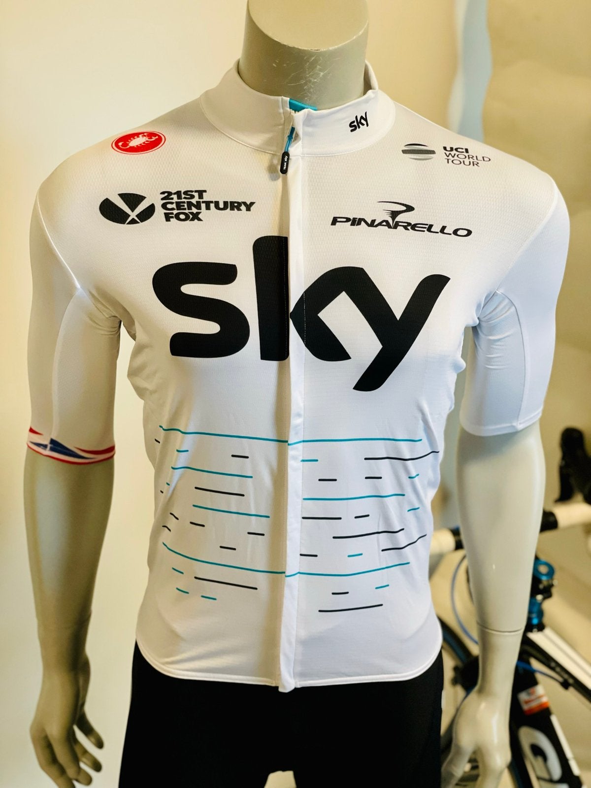 Wielrenkleding wielrenshirt fietsshirt maat L Sky Castelli, Heren, Nieuw, Ophalen of Verzenden, L