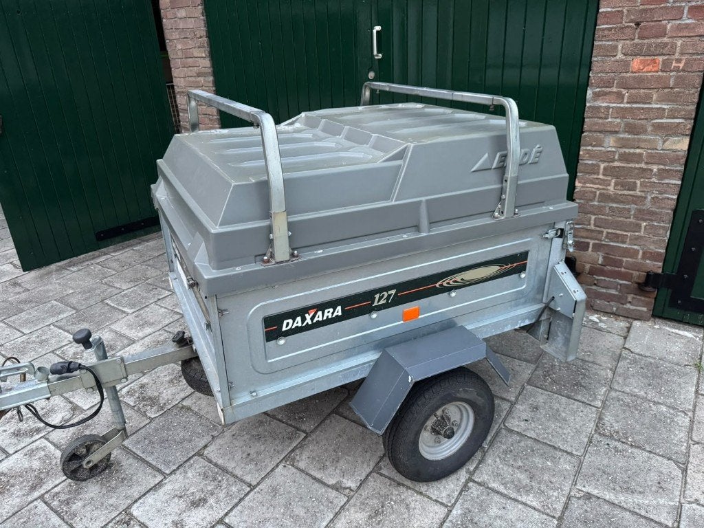 Daxara 127 bagagewagen met deksel, dakdragers en reservewiel, Ophalen, Gebruikt
