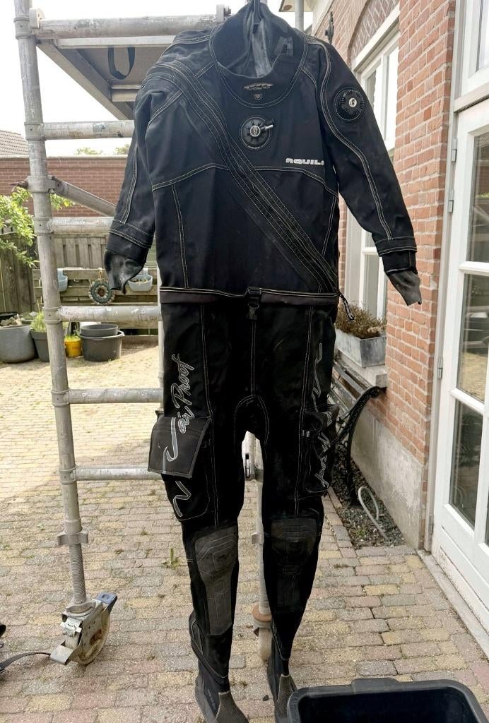 Aqualung Aqua Pro droogpak L/XL schoenmaat 43, Watersport en Boten, Duiken, Ophalen of Verzenden, Gebruikt, Duikpak