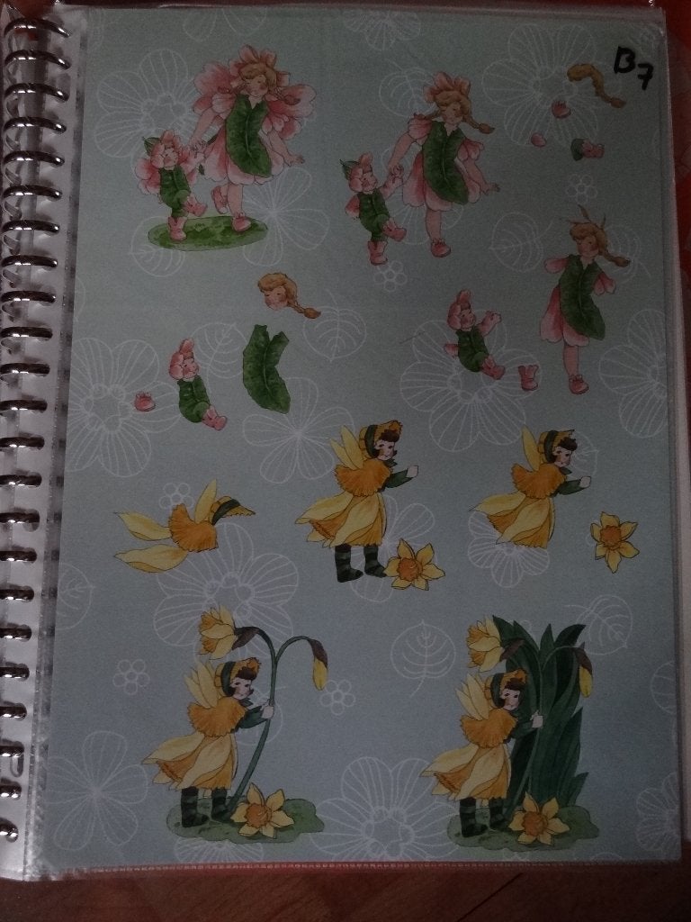 B7 knipvel elfjes, Hobby en Vrije tijd, Ophalen of Verzenden, Nieuw, Fantasie, Knipvel