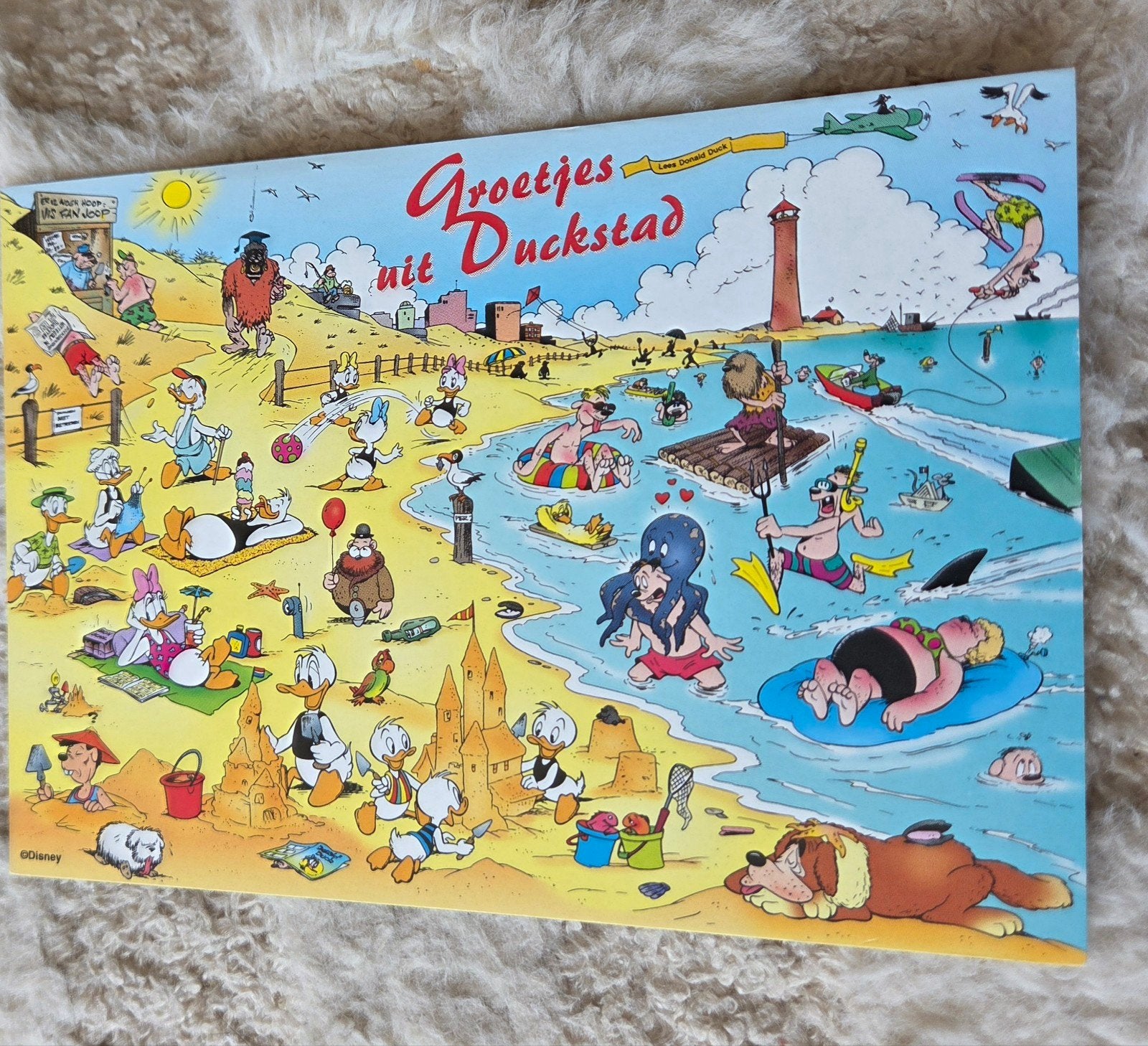Donald Duck Weekblad - Groetjes uit Duckstad, Verzamelen, Verzenden, 1980 tot heden, Ongelopen, Kinderen