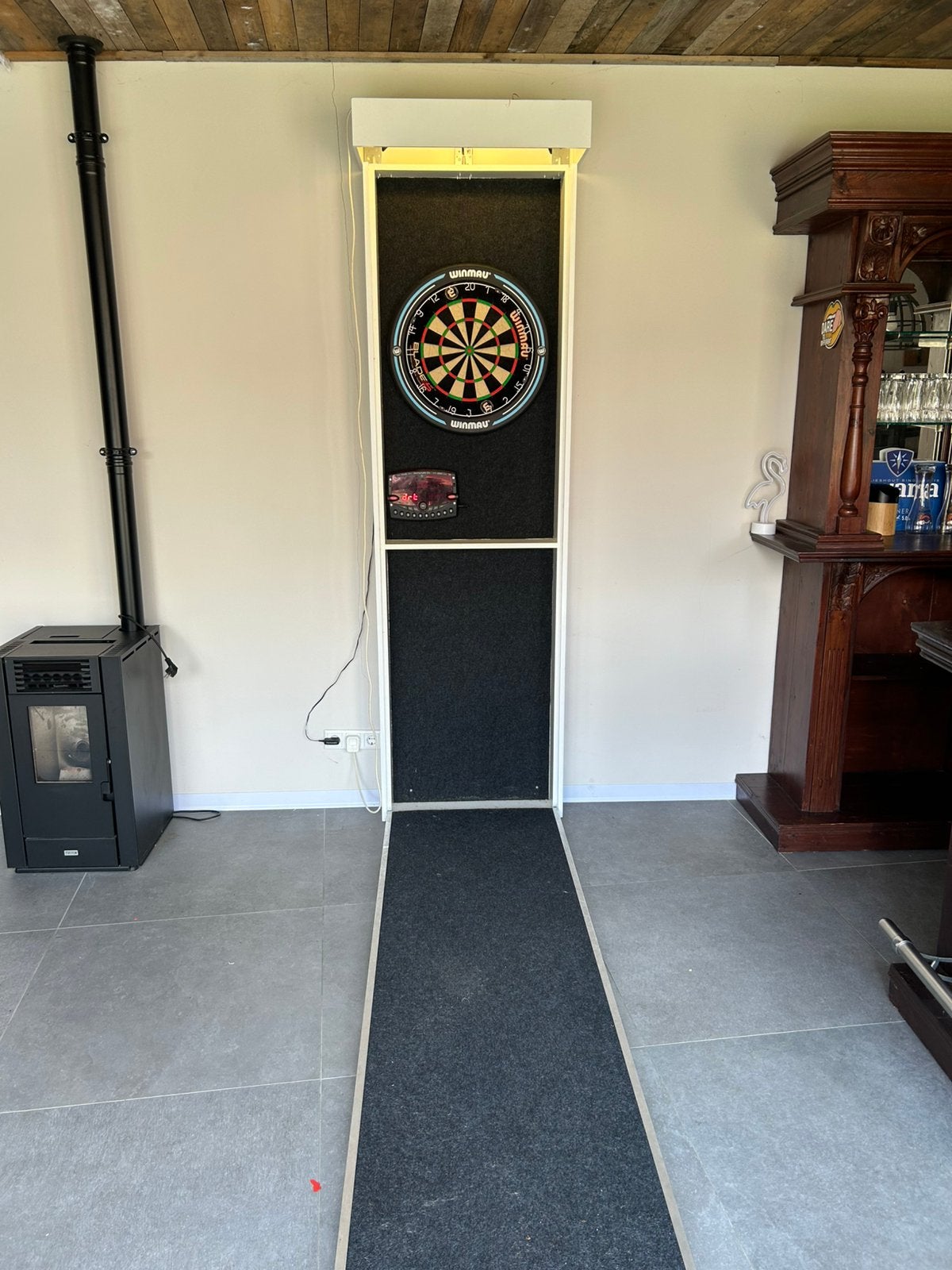 Dart ockey dartbord wegklapbaar, Ophalen, Zo goed als nieuw, Dartbord