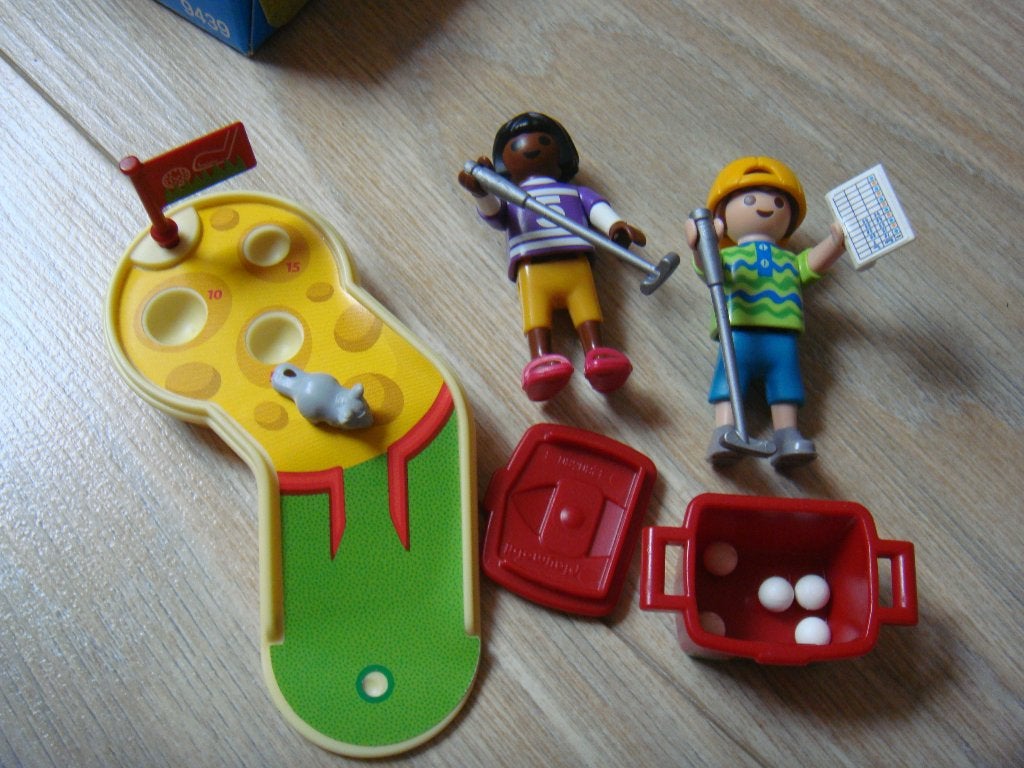 Playmobil 9439 Kinderen met minigolf ALS NIEUW!, Ophalen of Verzenden, Zo goed als nieuw