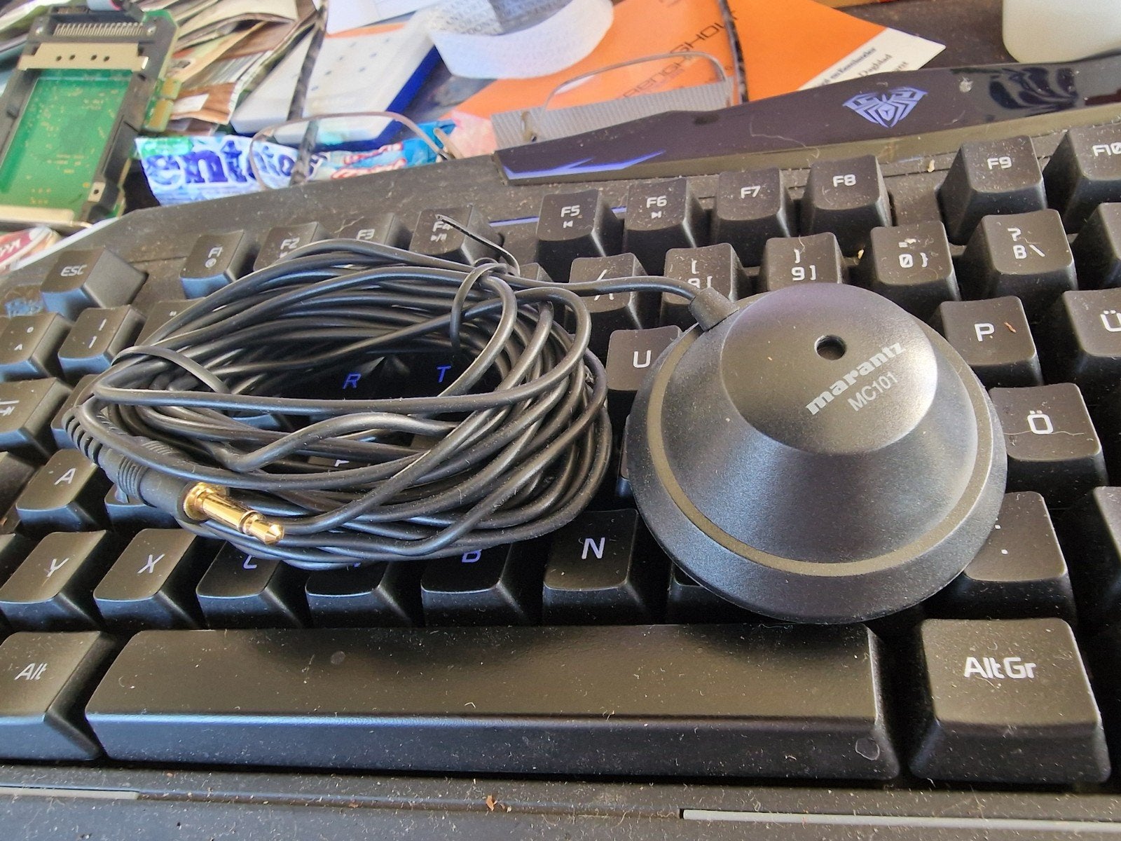Marantz MC101 kalibratiemicrofoon met kabel, Ophalen of Verzenden, Zo goed als nieuw, Studiomicrofoon