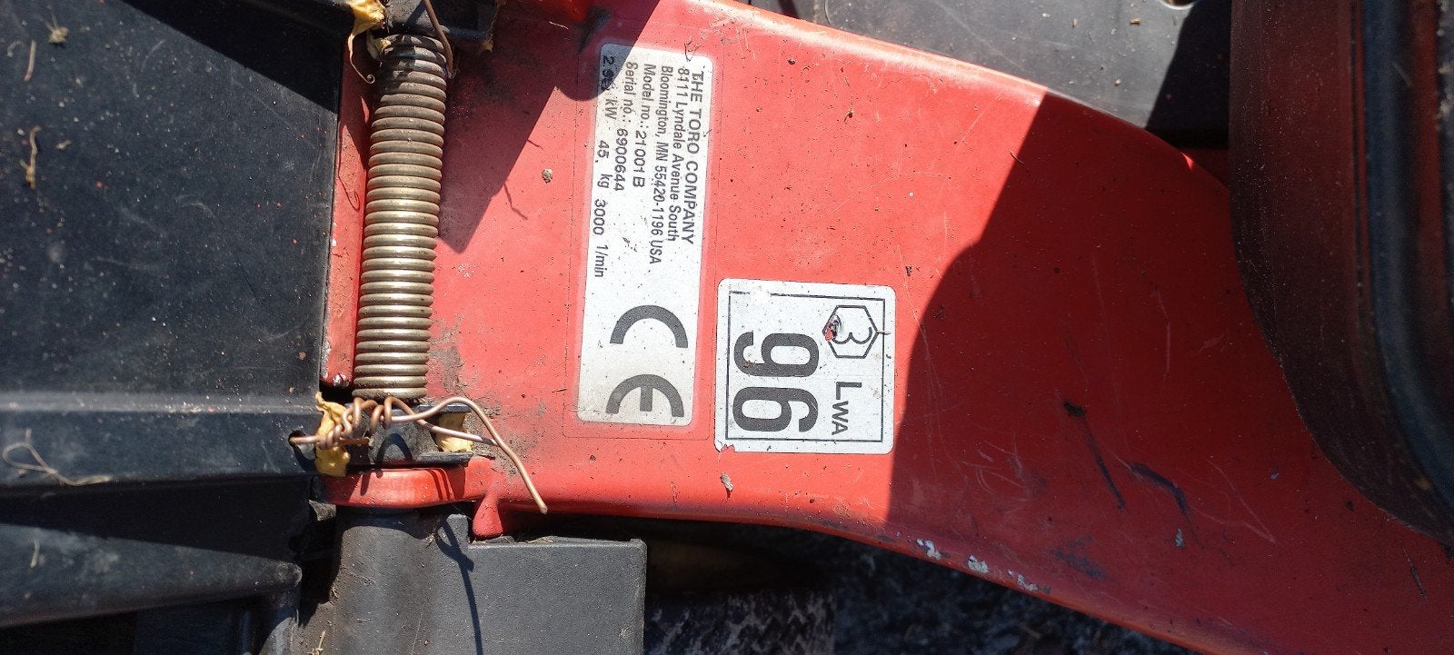 Toro grasmaaier 450 Series - 43cm maaibreedte, Ophalen, Cirkelmaaier, Gebruikt, Toro