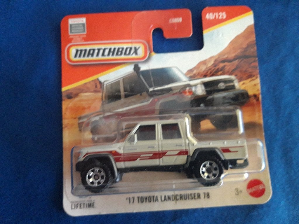 Matchbox Toyota Landcruiser 78 '17 wit, Ophalen of Verzenden, Nieuw, Auto
