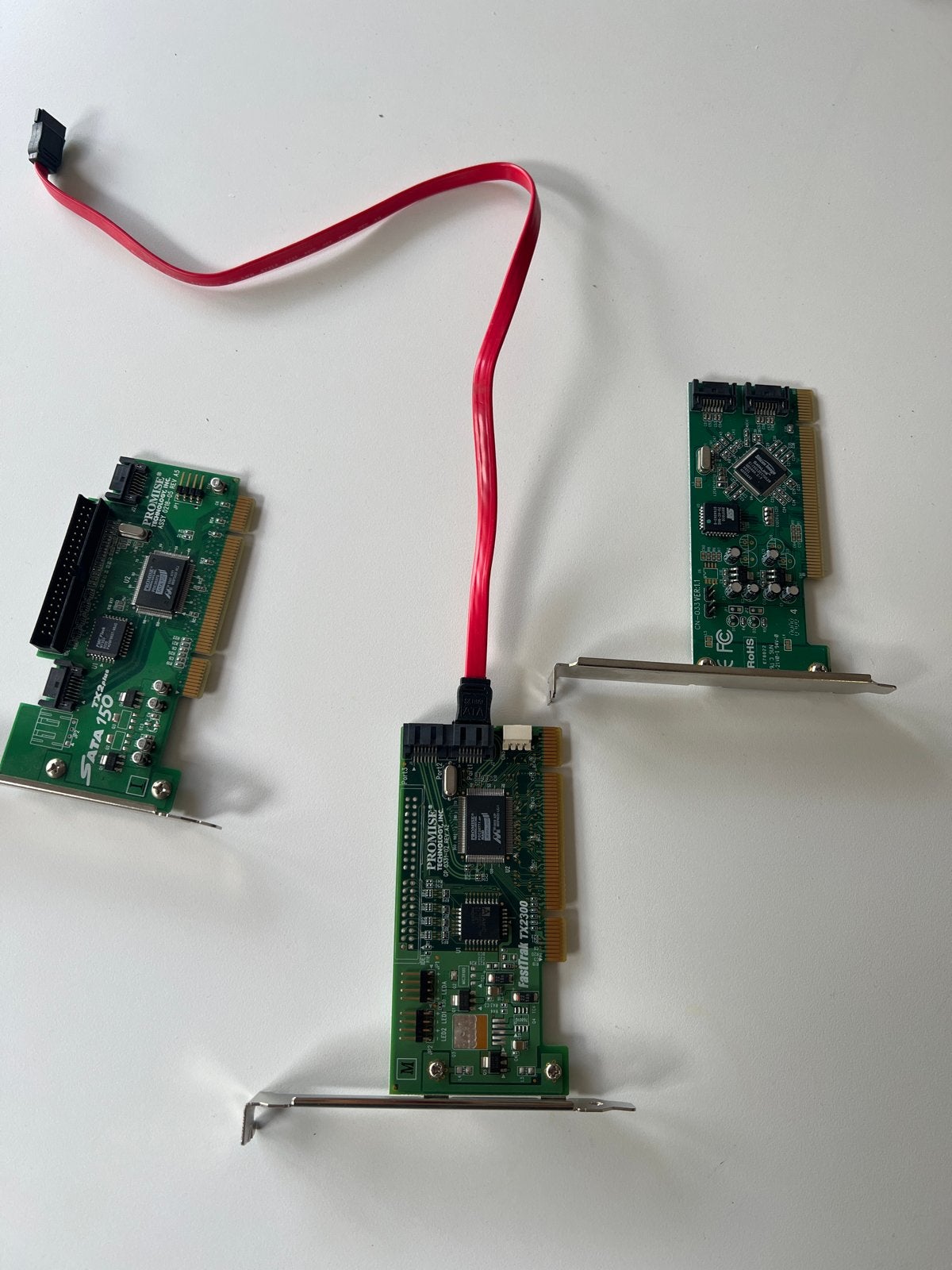 Diverse PCI/PCI-E SATA Controller Kaarten, Gebruikt, Overige soorten, Ophalen of Verzenden, Overige chipsets