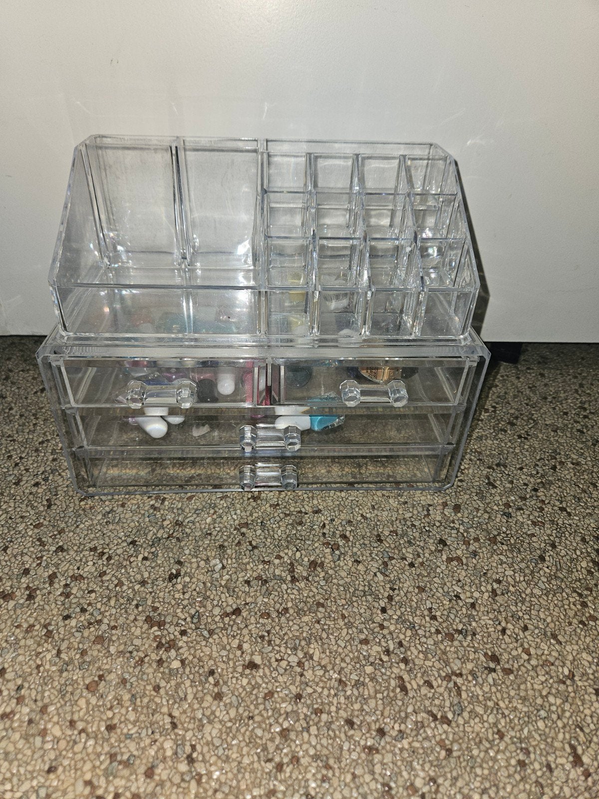 Make-up organizer met lades - Acryl, Overige kleuren, Gehele gezicht, Ophalen of Verzenden, Zo goed als nieuw