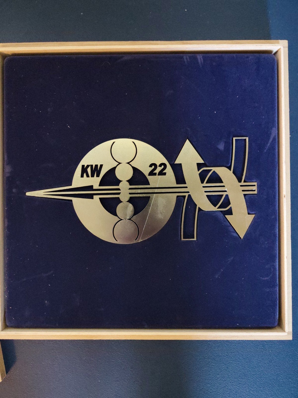 Plaquette bij opening koudwals 22 Corus (voorheen Hoogovens), Ophalen of Verzenden