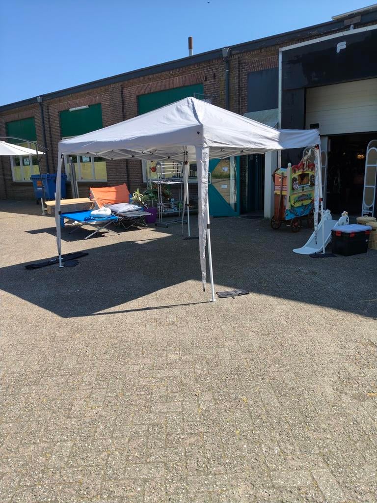 Aangeboden Nieuwe Popup  Partytent afm. 300 x 300 cm., Tuin en Terras, Partytenten, Nieuw, Minder dan 5 meter, Ophalen