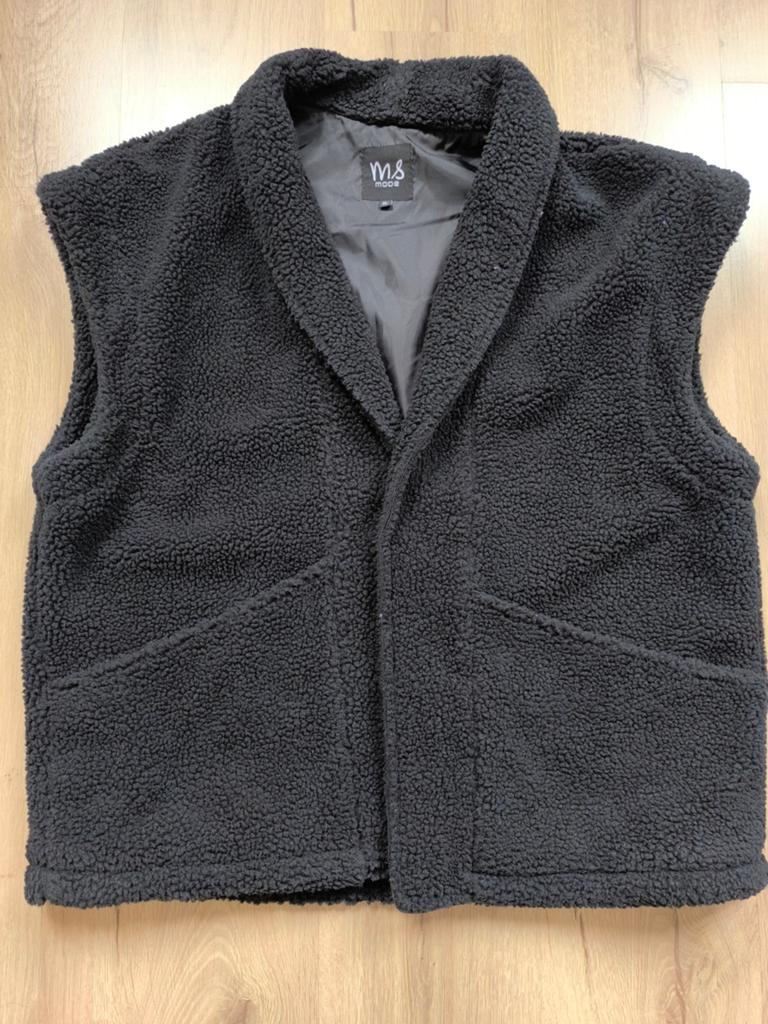 Zwart gilet M&S maat XL, Ophalen of Verzenden, Zo goed als nieuw, Maat 46/48 (XL) of groter, Zwart