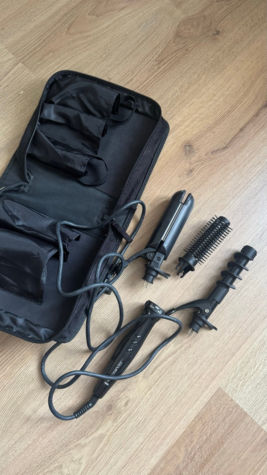 Remington styling tools incl opbergtas - krultang stijltang, Ophalen of Verzenden, Zo goed als nieuw, Haarverzorging