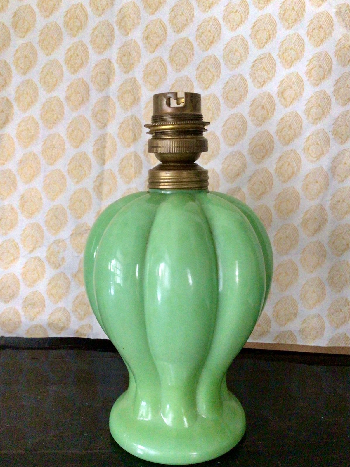 Art Deco Opaline Lamp, Antiek en Kunst, Ophalen of Verzenden
