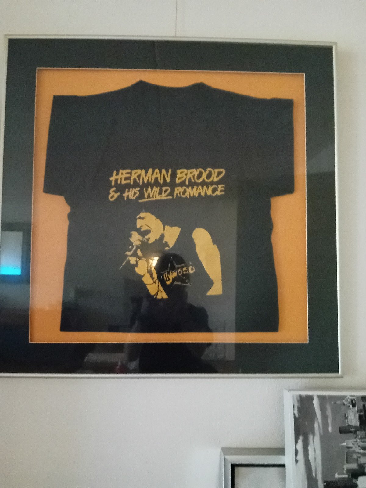 Herman Brood & His Wild Romance T-shirt ingelijst, Overige typen, Ophalen of Verzenden, Zo goed als nieuw, 75 – 100