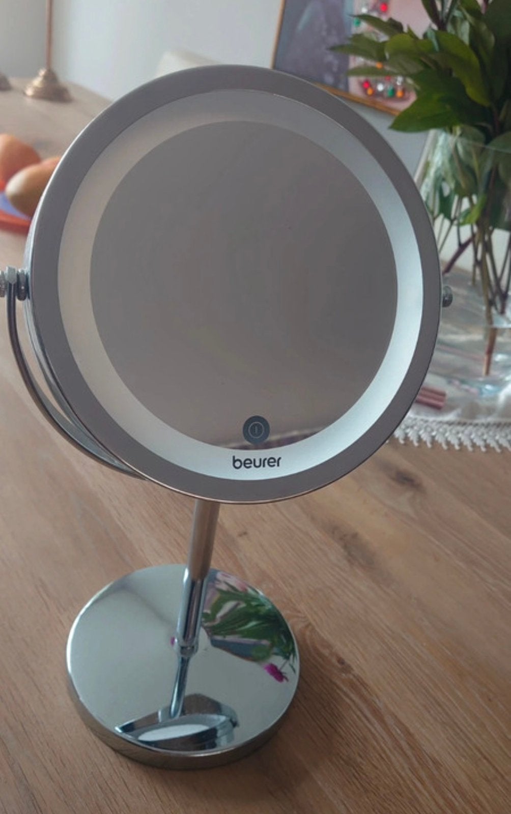 Make up spiegel met verlichting, Ophalen of Verzenden, Gebruikt