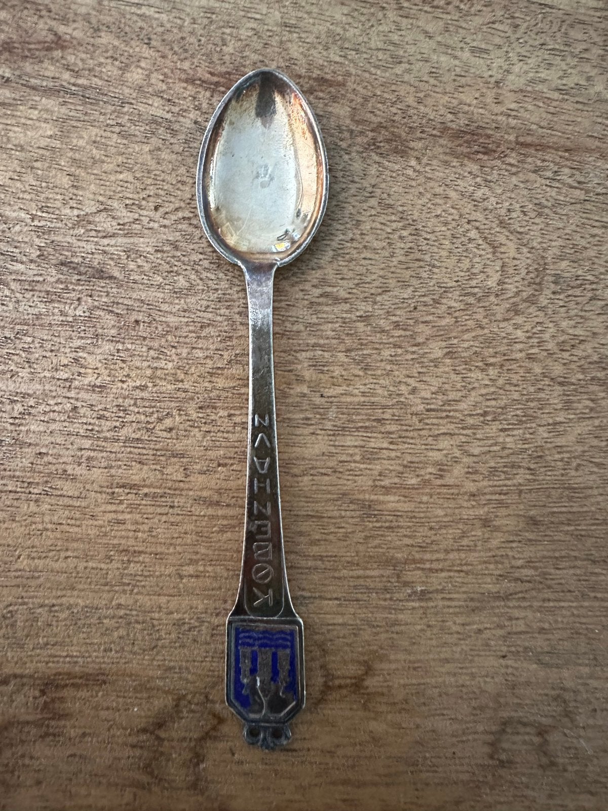 Vintage Kopenhagen Souvenir Lepel - 925 Sterling Zilver, Ophalen of Verzenden