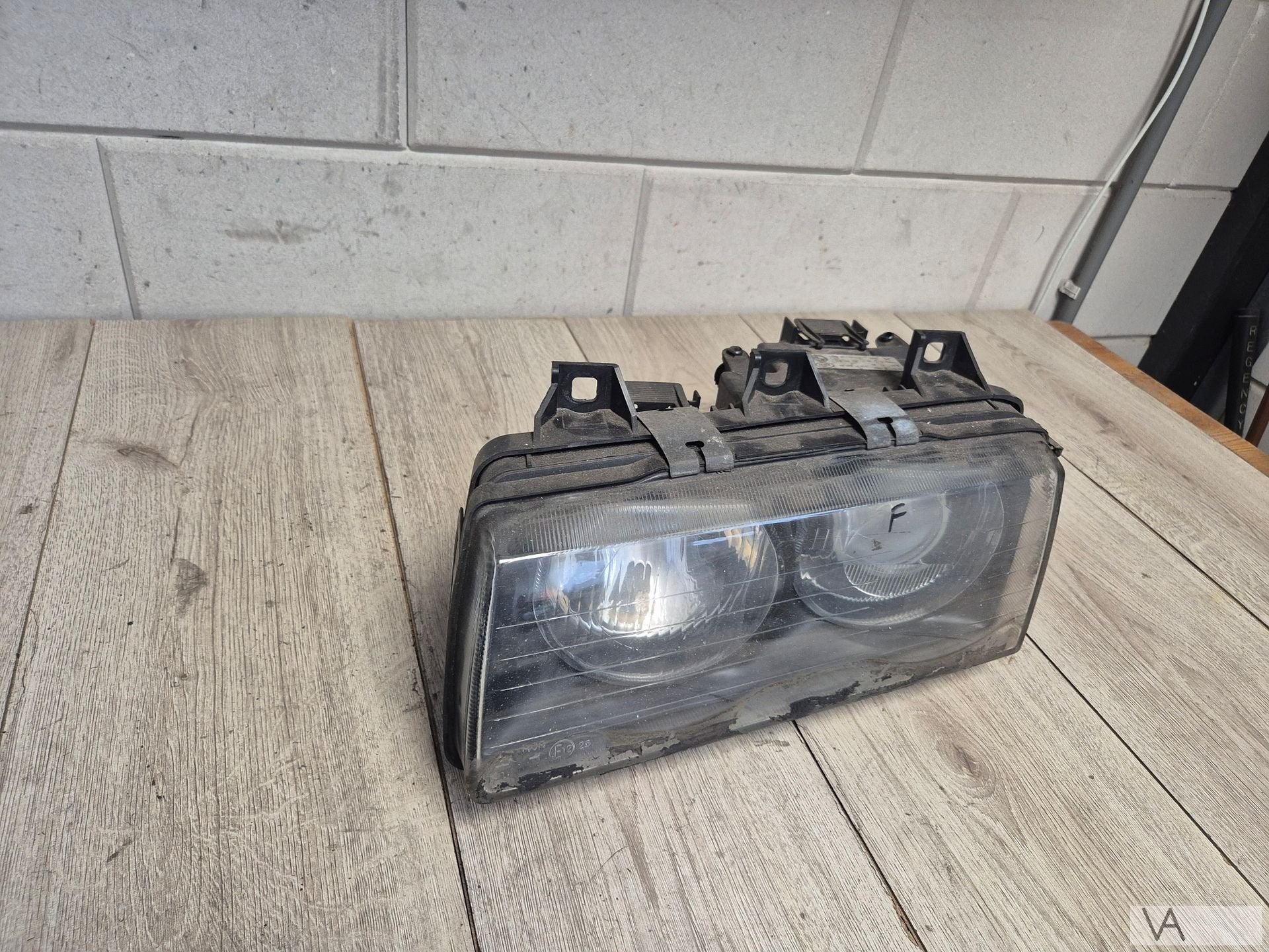 Koplamp links van BMW 3 serie E36 1990 - 1998 ZKW 1393271, Gebruikt, -, -, Ophalen of Verzenden