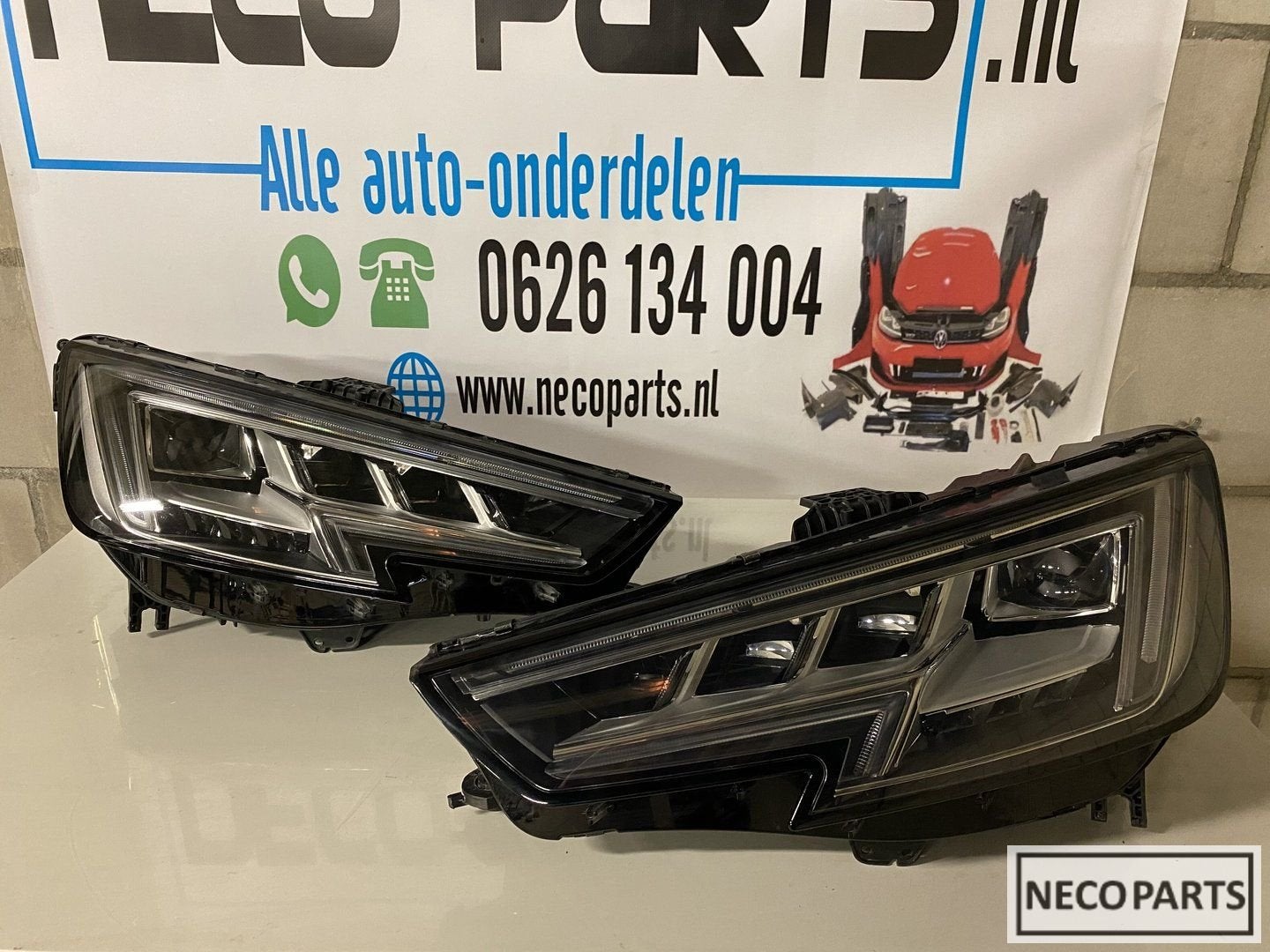 AUDI A4 S4 B9 8W VOL LED MATRIX KOPLAMPEN ORIGINEEL, Auto-onderdelen, Verlichting, -, -, -