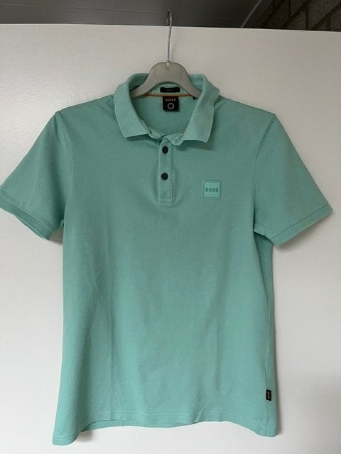 Boss Polo, maat S, BOSS, Ophalen of Verzenden, Zo goed als nieuw, Groen