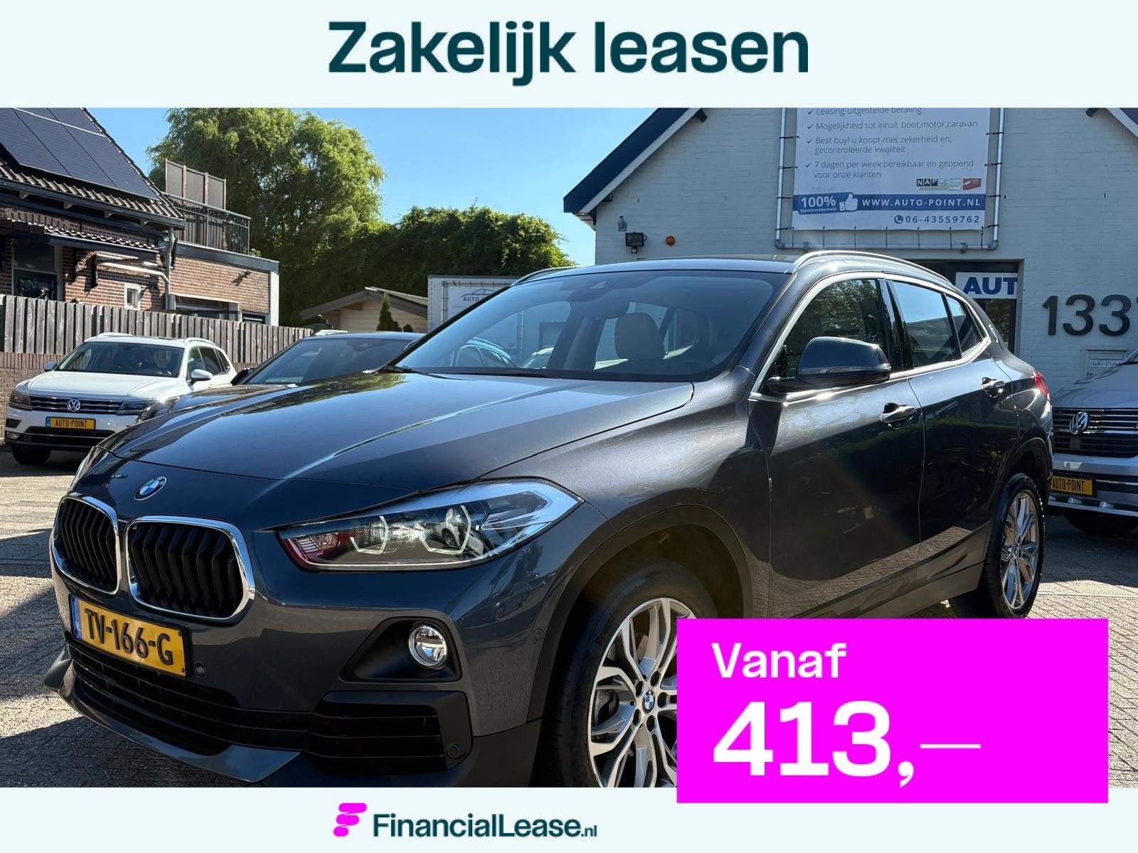 BMW X2 18i HIGH EXE 25330KM AUT/NAVI/HUD/CAMERA/CARPLAY, Dealer onderhouden, X2, Gebruikt, Euro 6
