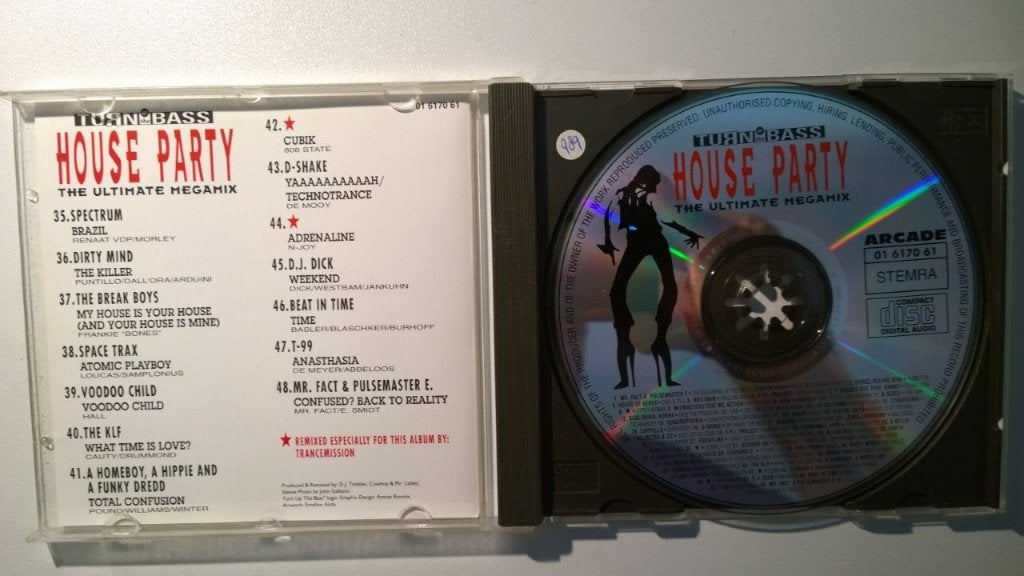House Party (The Ultimate Megamix), Ophalen of Verzenden, Zo goed als nieuw, Techno, Album