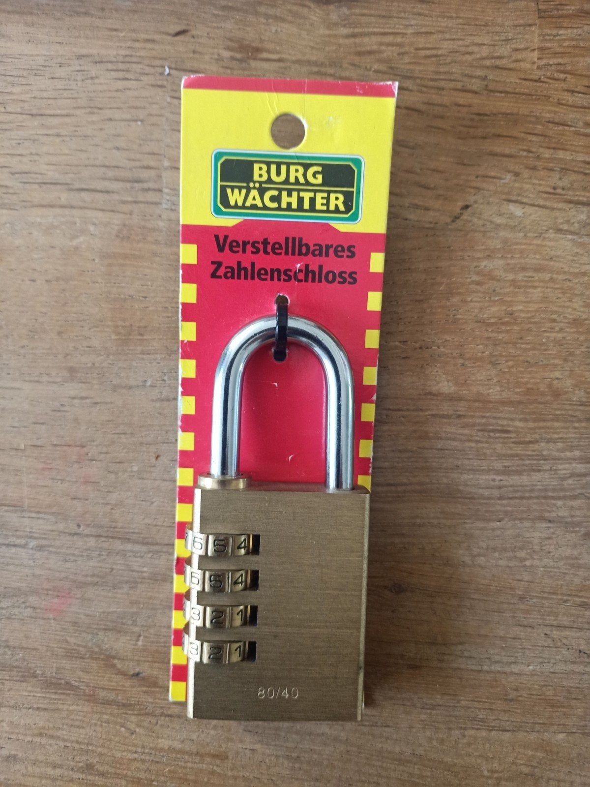 Burg Wächter Cijferslot - Nieuw in verpakking, Doe-het-zelf en Verbouw, Ophalen, Nieuw, Overige materialen, Slot