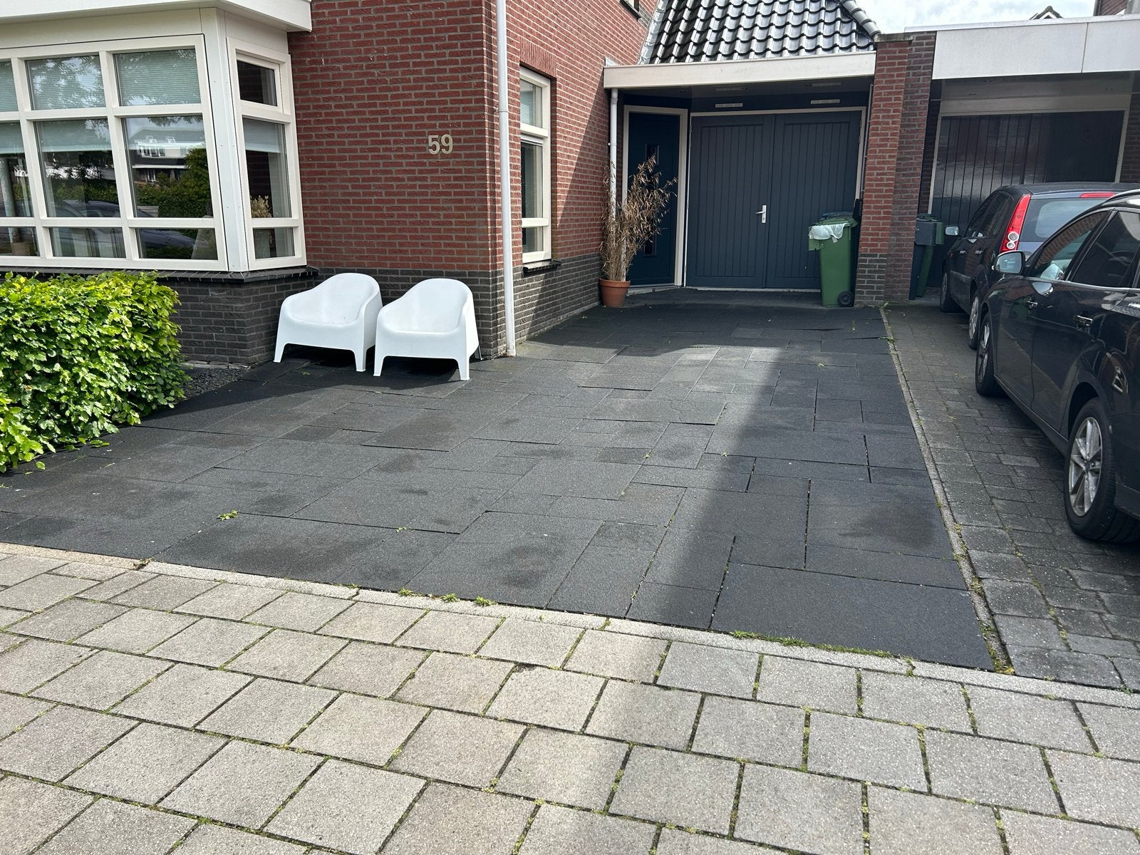 Gebruikte terrastegels voor oprit of terras, Ophalen, Overige materialen, Gebruikt, 10 m² of meer