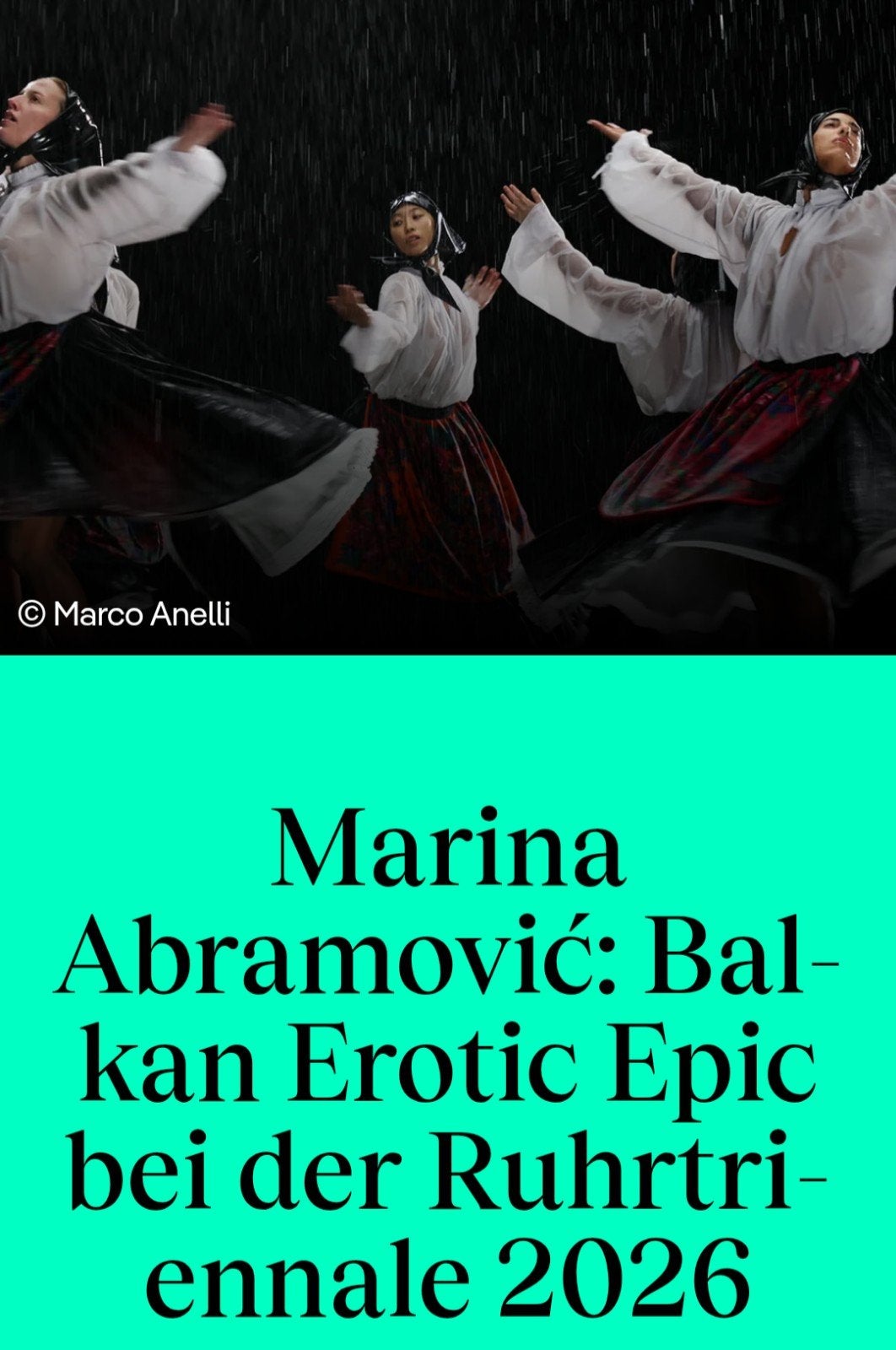 Marina Abramović Balkan Erotic Epic, Tickets en Kaartjes, Twee personen