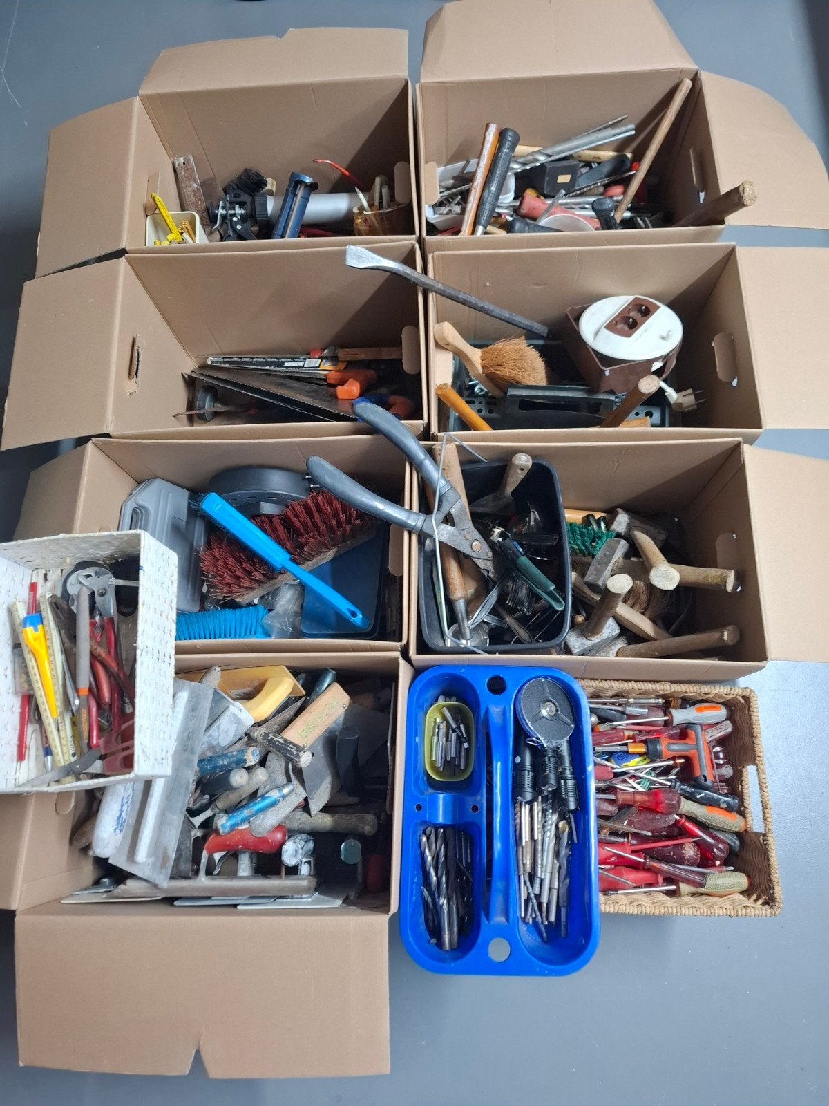 partij gereedschap, Ophalen
