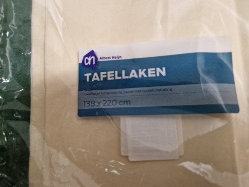 tafelkleed papier geel, Ophalen of Verzenden, 'T Olde Gre-j, Info@toldegrej.nl, Endepoelstraat 20f Didam
