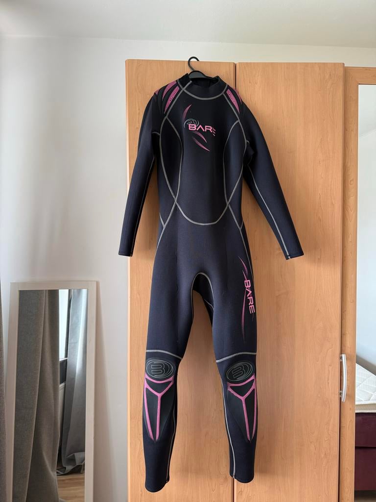 Bare full wetsuit maat 10, Watersport en Boten, Ophalen, Zo goed als nieuw, Duikpak