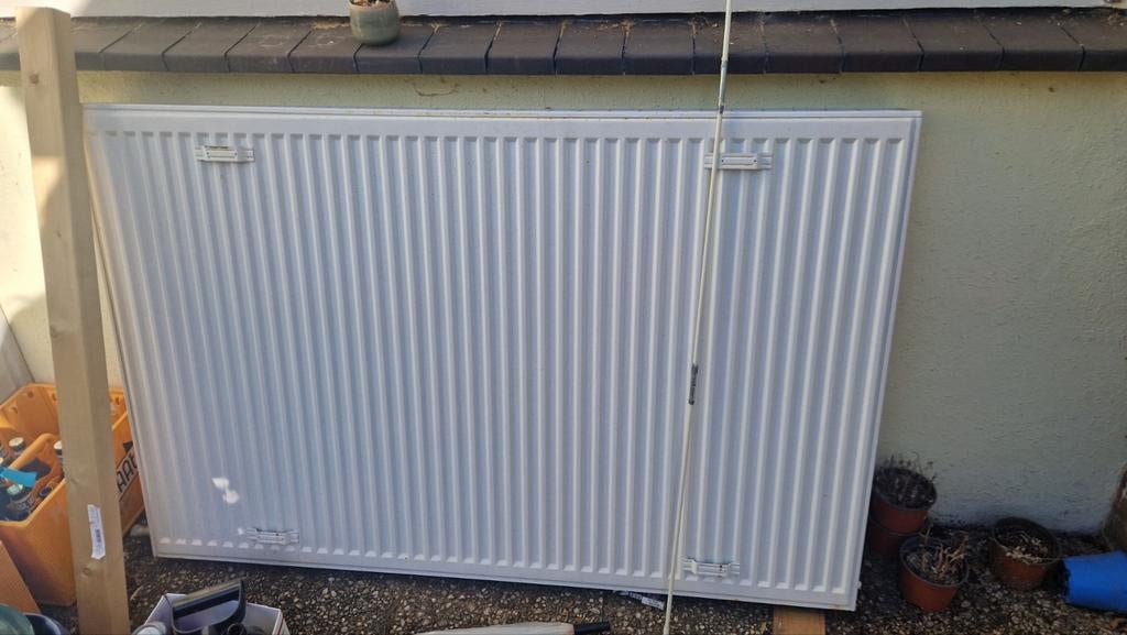 Radiator 90x141x10 cm - Wit, Ophalen, Gebruikt, Radiator, 60 tot 150 cm