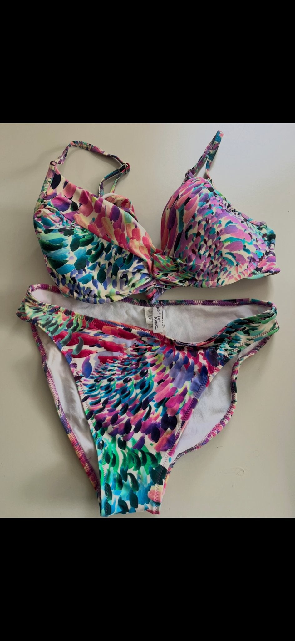 Kleurrijke bikini van Profile by Gottex, Ophalen of Verzenden, Gedragen, Meerkleurig, Bikini