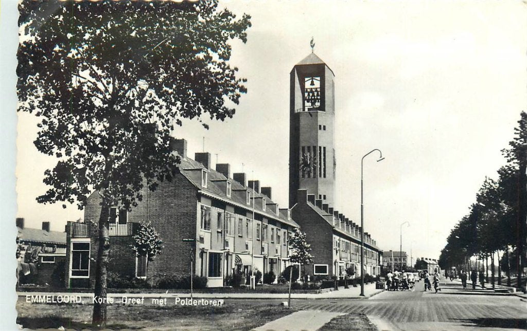 701-194-005 Emmeloord Korte Dreef Poldertoren, Verzenden, Voor 1920, Flevoland