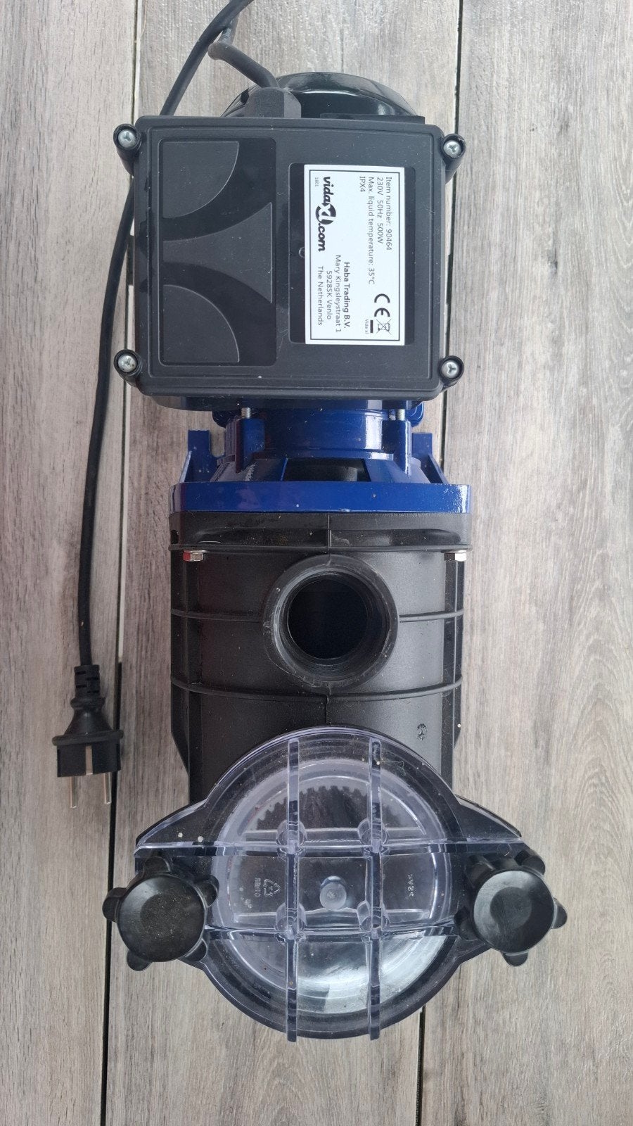 Zwembadpomp VidaXL 9000L/u - Zo goed als nieuw, Ophalen of Verzenden, Nieuw, Zwembadpomp