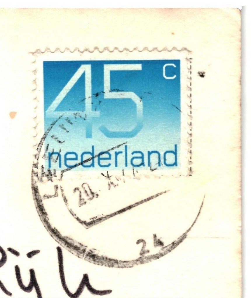 984106 Friesland _Zeilboot Gelopen met Postzegel, Ophalen of Verzenden, 1980 tot heden, Gelopen, Friesland