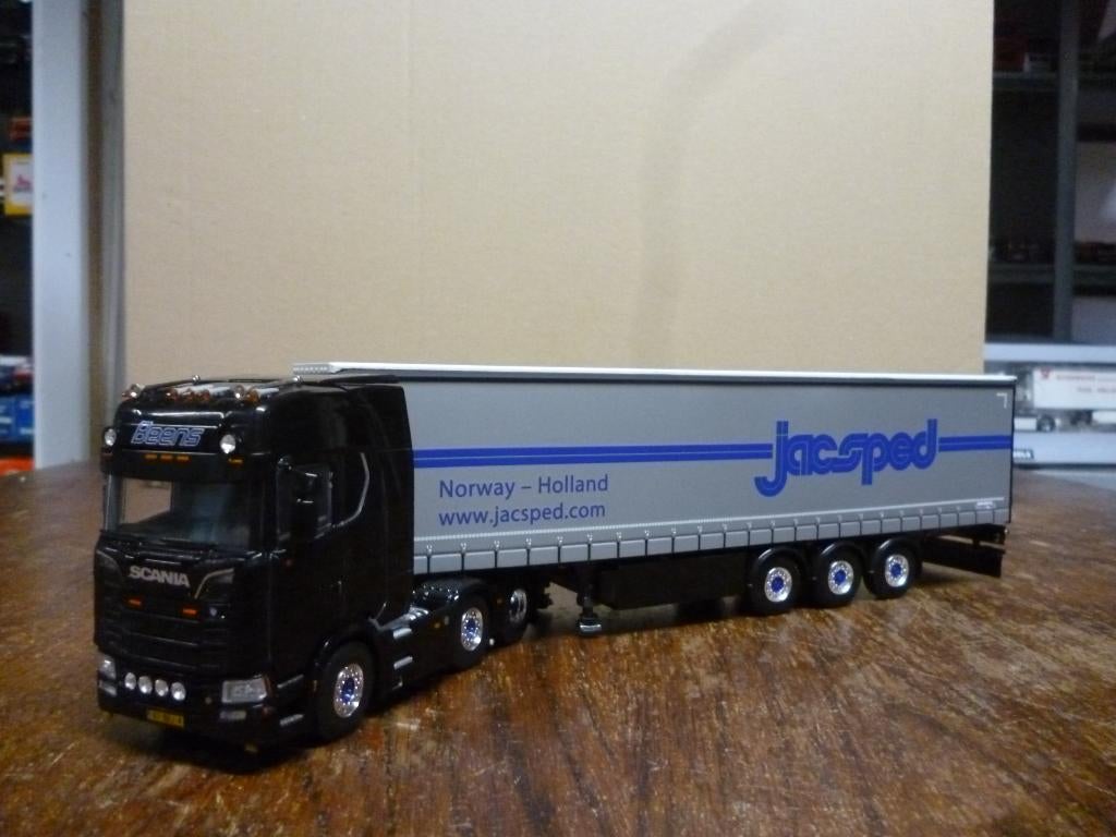 WSI Scania Harry Beens, Hobby en Vrije tijd, Modelauto's | 1:50, Ophalen of Verzenden, Nieuw, Bus of Vrachtwagen, Wsi