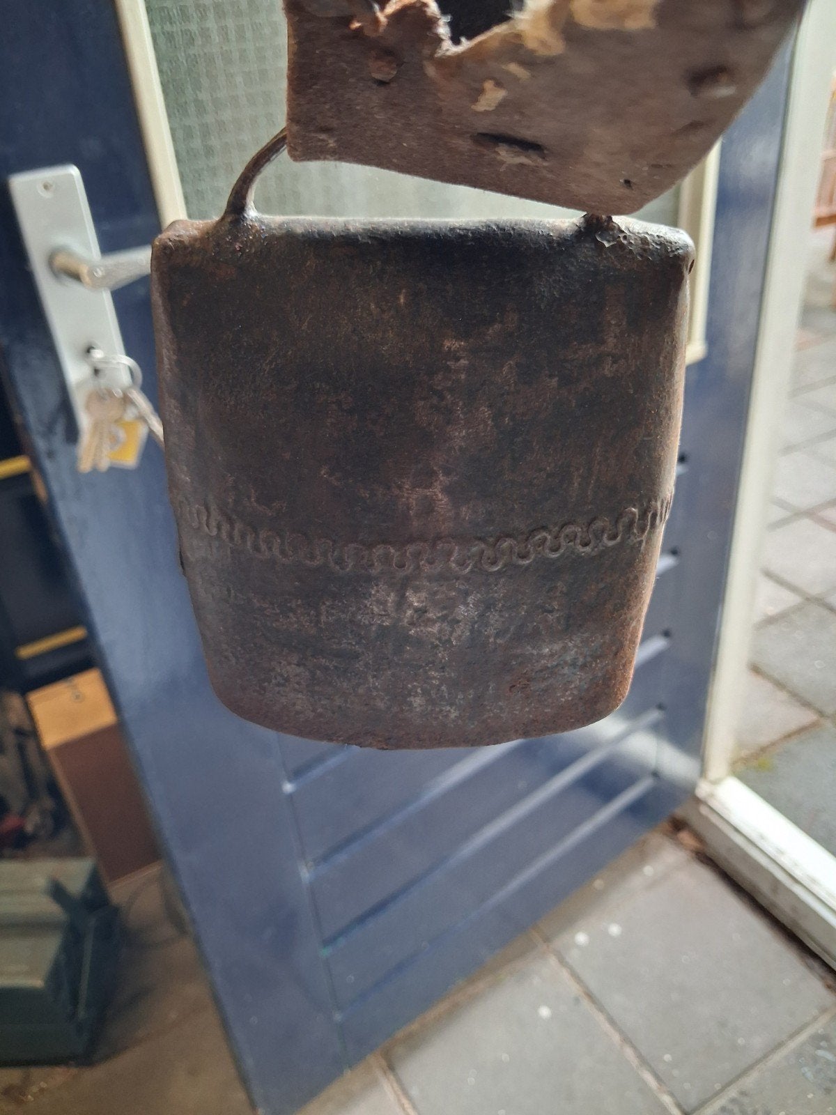 Koe bel, Ophalen of Verzenden, Gebruikt, Boerderijdier, Beeldje of Figuurtje