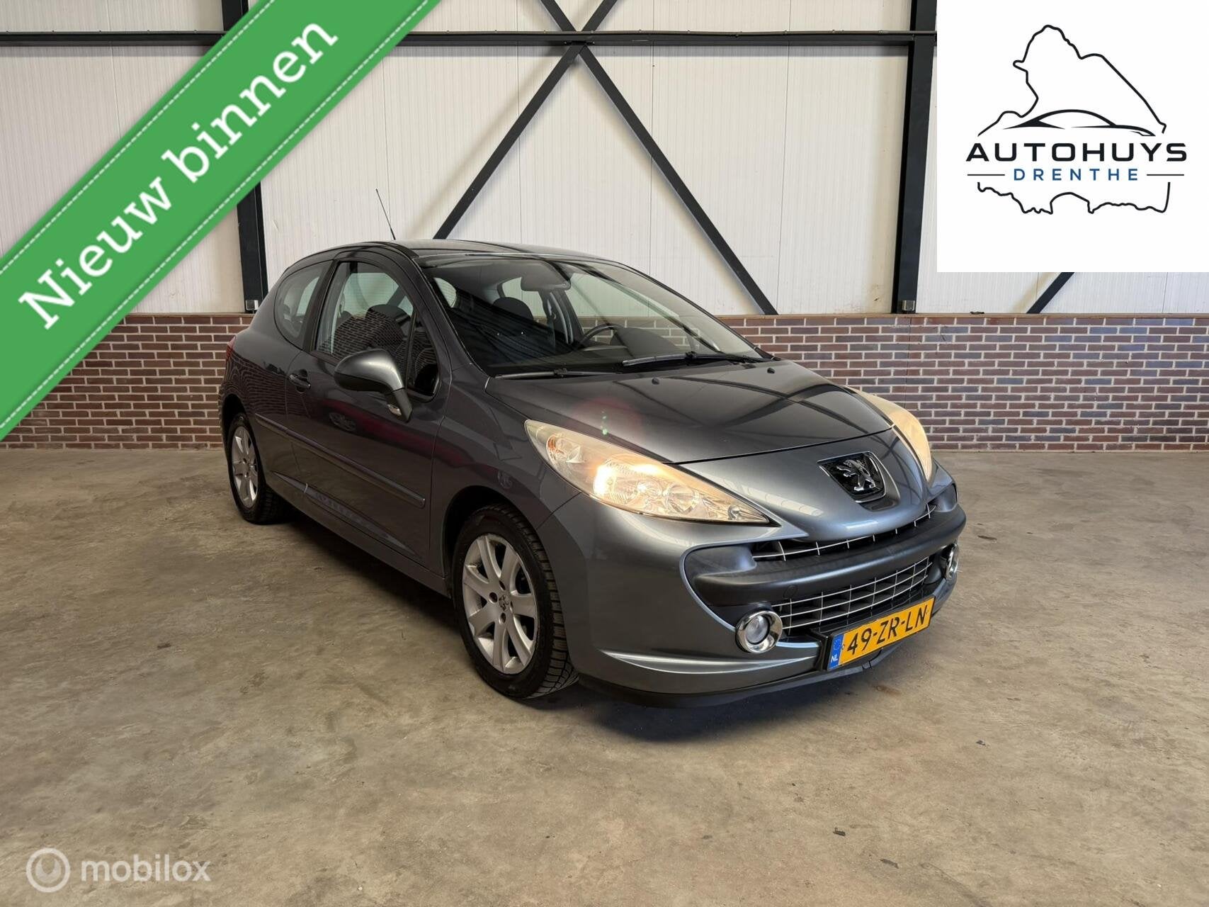 Peugeot 207 1.6 VTi XS Pack Automaat, Auto's, Stof, Gebruikt, Zwart, 4 cilinders