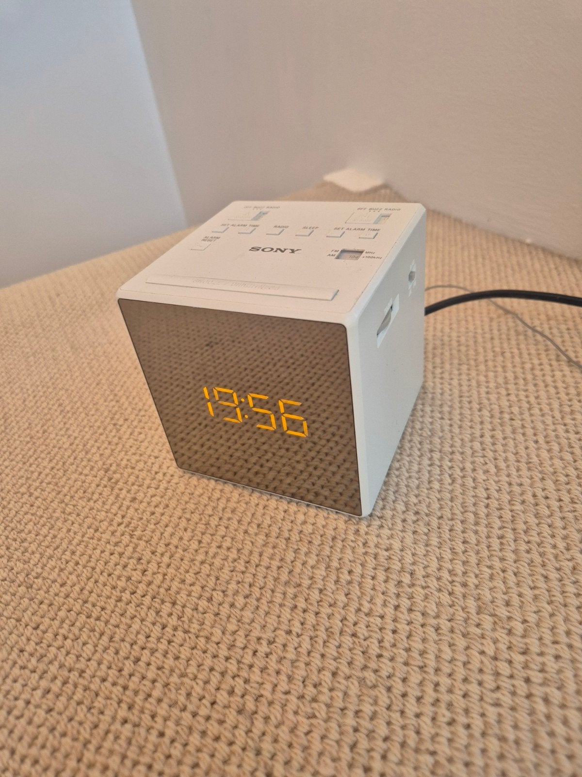 Sony ICF-C1 Witte Digitale Wekker Radio, Ophalen of Verzenden
