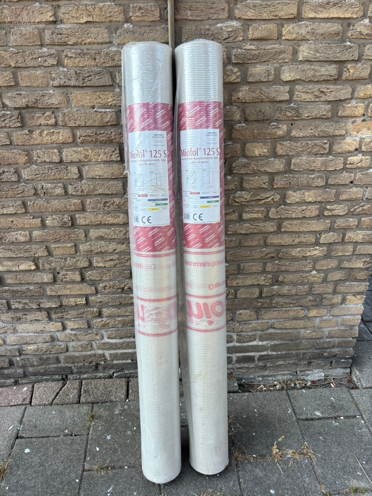 dampremmende foli, Ophalen, Nieuw, 15 m² of meer, Folie