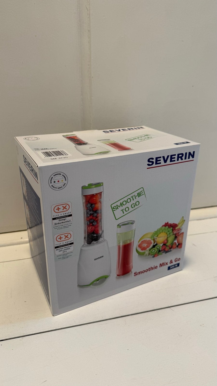 Severin Smoothie Mix + Go blender 300W - Nieuw in doos, Witgoed en Apparatuur, Blenders, Ophalen of Verzenden, Nieuw, Blender to go