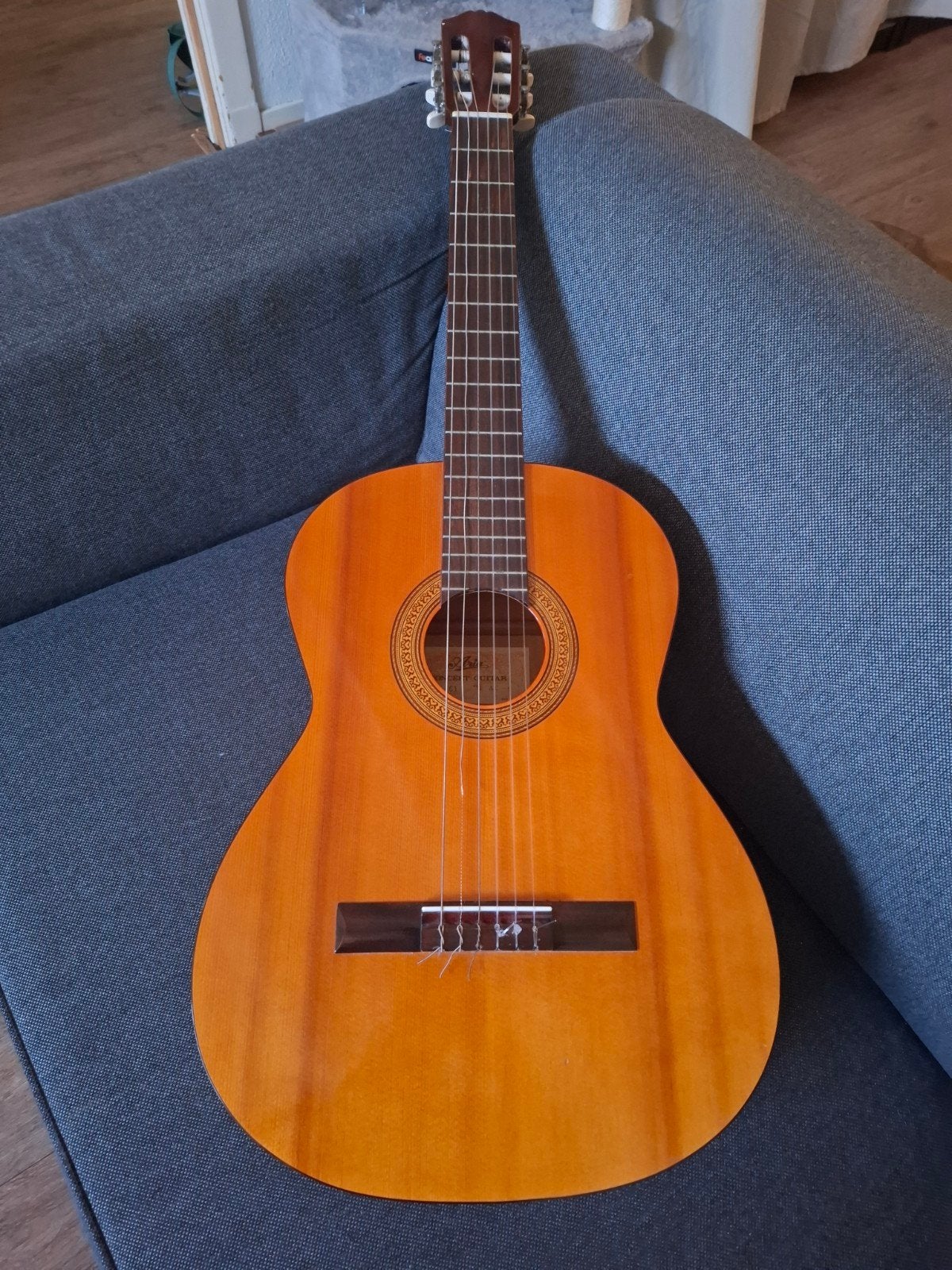 Aria Japan vintage AC-6 concert gitaar, Ophalen, Gebruikt, Klassieke of Spaanse gitaar