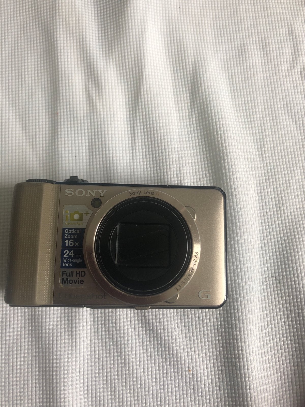 Sony Cyber-shot DSC-HX9V Compactcamera - Goud, Beeldstabilisatie, Ophalen of Verzenden, Zo goed als nieuw, Compactcamera