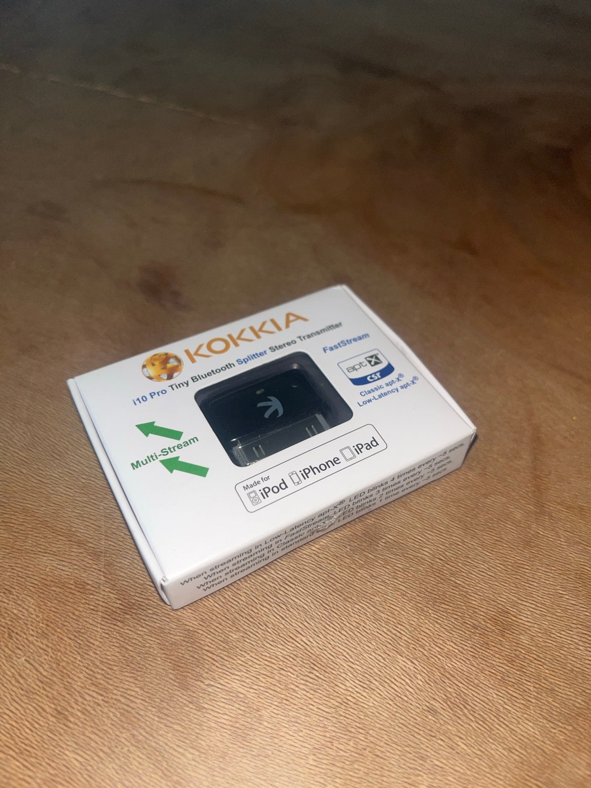 Kokkia I10 Pro Bluetooth Adapter voor iPod (30-pins), Ophalen of Verzenden, Zo goed als nieuw