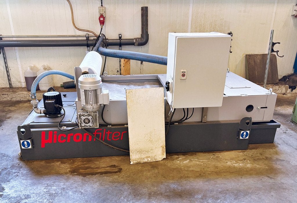 Micronfilter SRL filterbak voor slijperij (#2245), Ophalen, Gebruikt, Onbekend, Onbekend