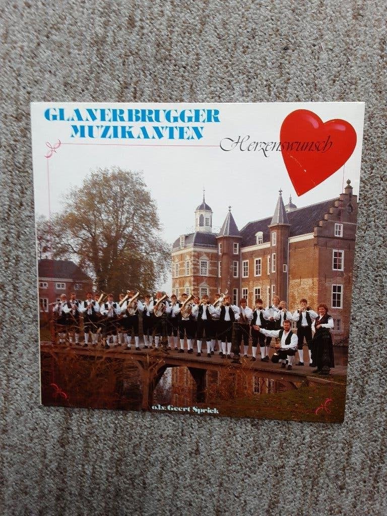 vinyl lp Glanerbrugger Muzikanten herzenswunsch, LP, Gebruikt, Ophalen of Verzenden, Levenslied of Smartlap