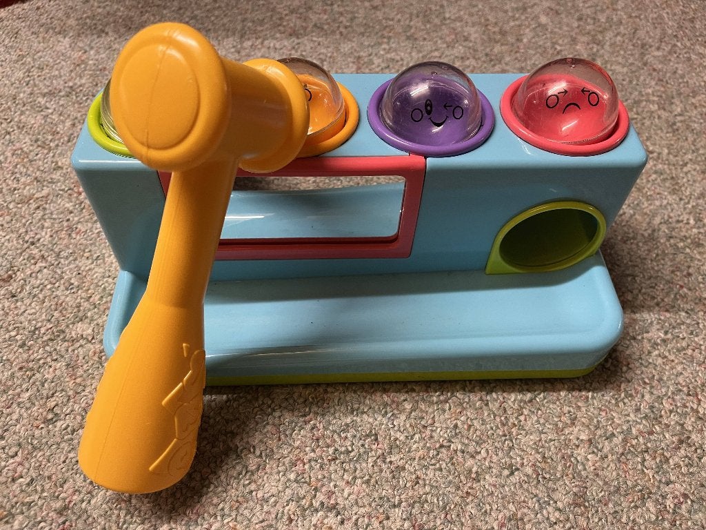 VTech hamerbank met ballen en gezichtjes, Kinderen en Baby's, Ophalen of Verzenden, Gebruikt, 6 maanden tot 2 jaar