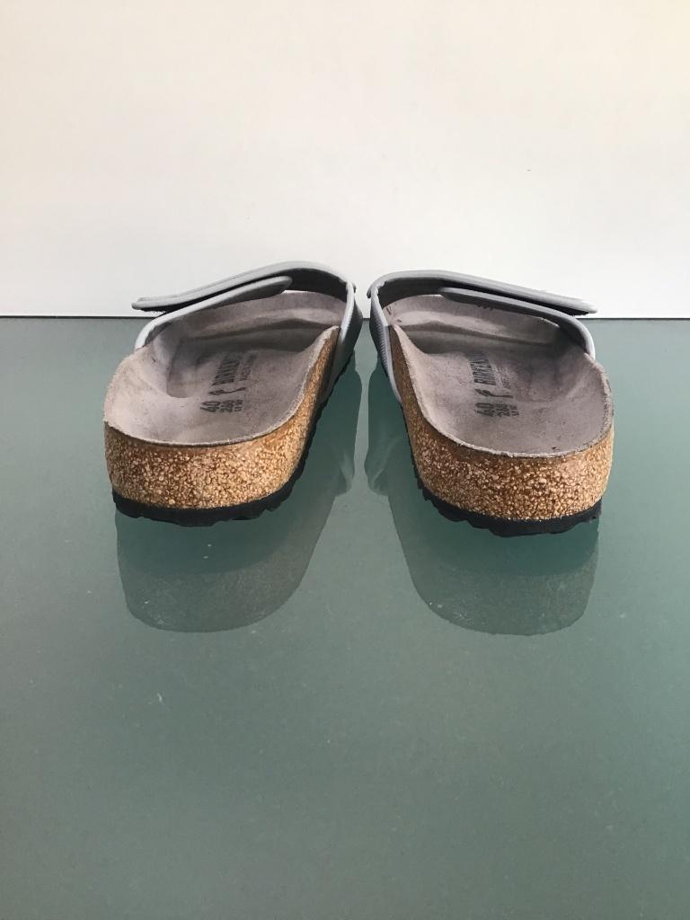 Birkenstock 40 Nieuwe grijze slippers | Gratis verzenden, Slippers, Verzenden, Nieuw, Grijs