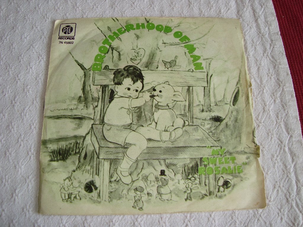 Brotherhood of man single my sweet rosalie sugar honey love, Ophalen of Verzenden, Zo goed als nieuw, Pop